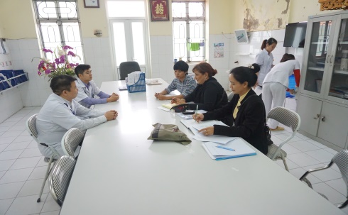 Đoàn làm việc tại tỉnh Hưng Yên và BVĐK Tỉnh