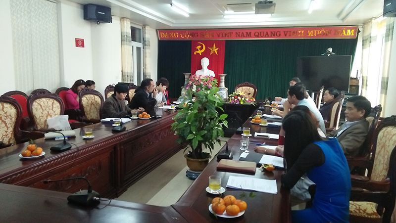 Đoàn làm việc tại tỉnh Ninh Bình và BVĐK Tỉnh